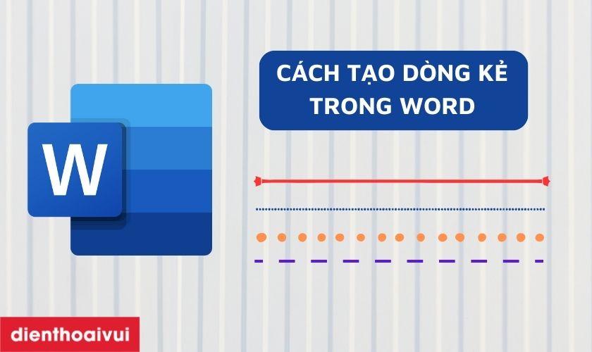 cách kẻ đường ngang trong word