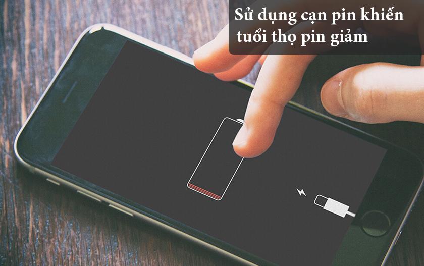 cách kiểm tra dung lượng pin iphone