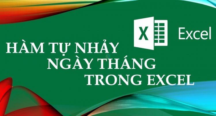 cách làm ngày tháng trong excel