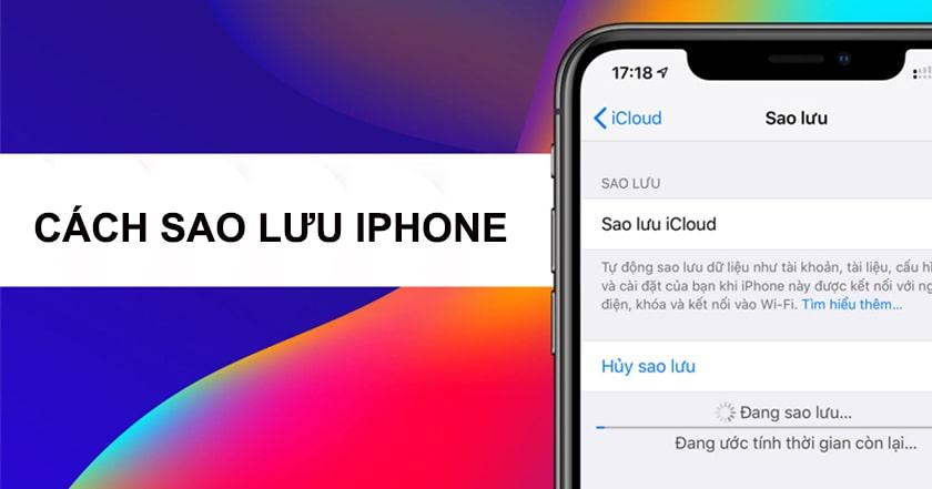 cách sao lưu danh bạ iphone