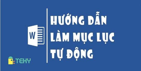 cách tạo thêm mục lục trong word 2010