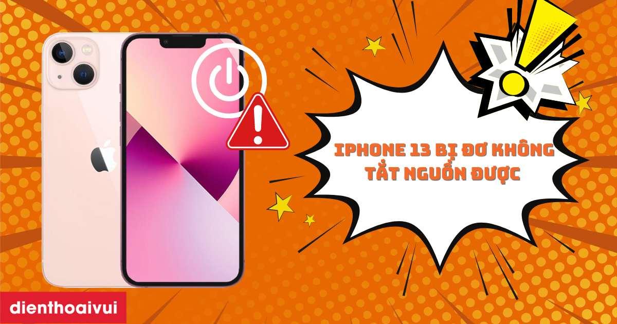 cách tắt máy iphone 13