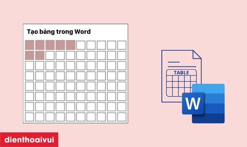 cách thêm bảng trong word