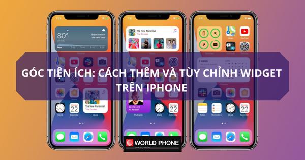 cách thêm ngăn xếp trên iphone