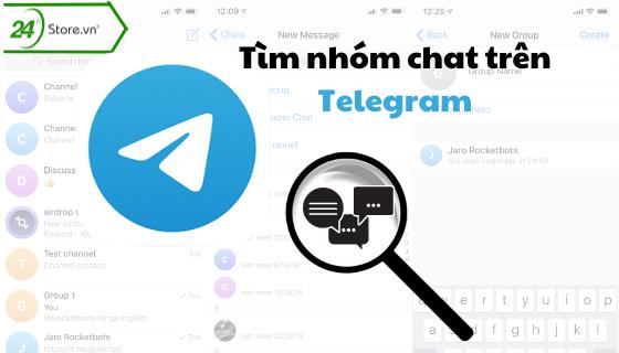 Tìm nhóm chat trên Telegram