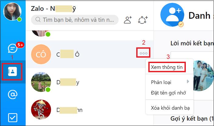 cách xem số điện thoại trên zalo của mình