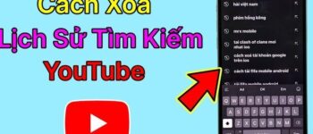 Hướng dẫn xóa lịch sử tìm kiếm YouTube trên iPhone chi tiết