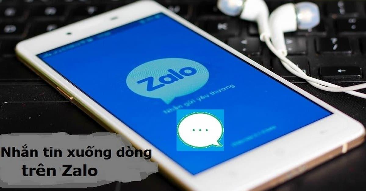 cách xuống dòng zalo