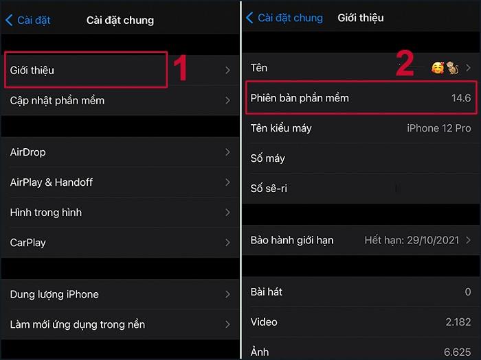 Kiểm tra phiên bản iOS trên iPhone