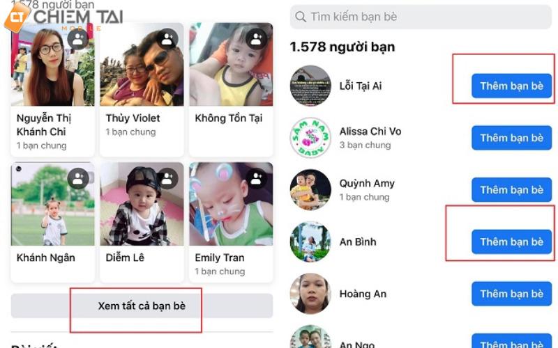 Cách tìm bạn bè trên Facebook với việc đồng ý lời mời