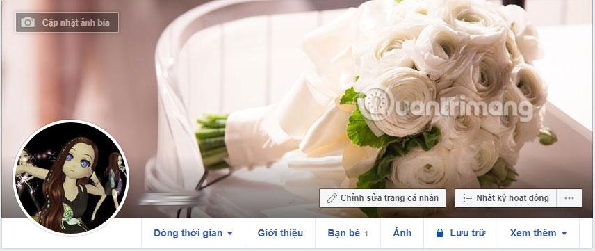 Chọn quyền riêng tư ở ngay cạnh thông tin về ngày tháng đăng ảnh