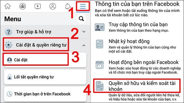 Xóa tài khoản fb vĩnh viễn