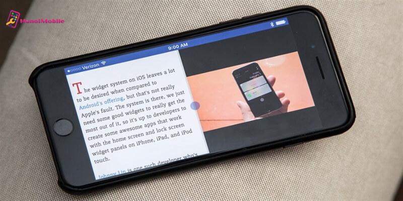 cách chia đôi màn hình iPhone