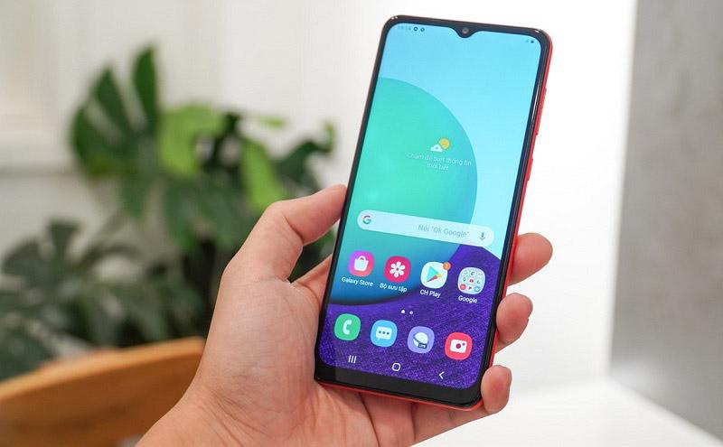 chụp màn hình Samsung Galaxy A02