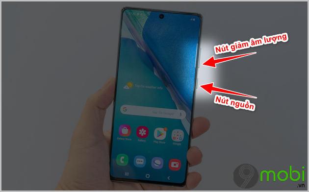 Bí quyết chụp màn hình trên Galaxy Note20