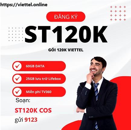 Cách đăng ký gói cước Viettel 120k 1 tháng