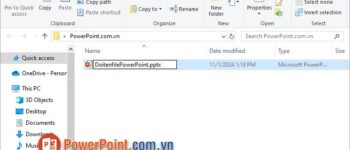 Cách đổi tên file PowerPoint cực dễ