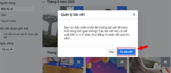 Hướng dẫn cách xóa bài viết, bài đăng trên facebook chi tiết