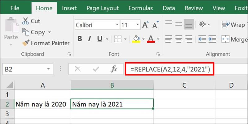 Hàm Excel Replace có thể dùng để thay thế các ký tự số